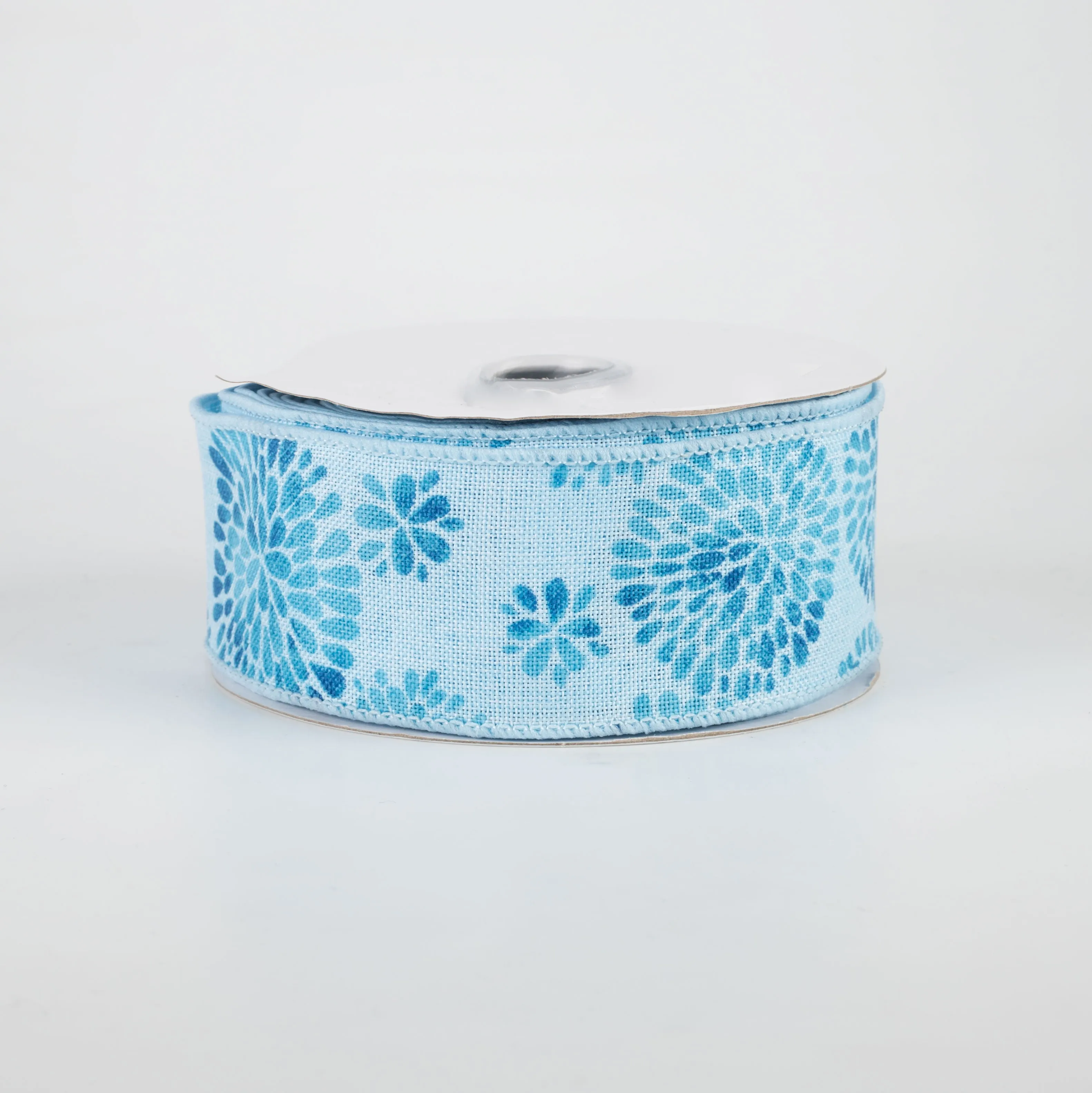 1.5" Color Bursts Ribbon: Multi Blue (10 Yards)