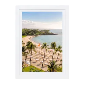 Afternoon Stroll Vertical, Mauna Kea Mini Framed Print by Gray Malin