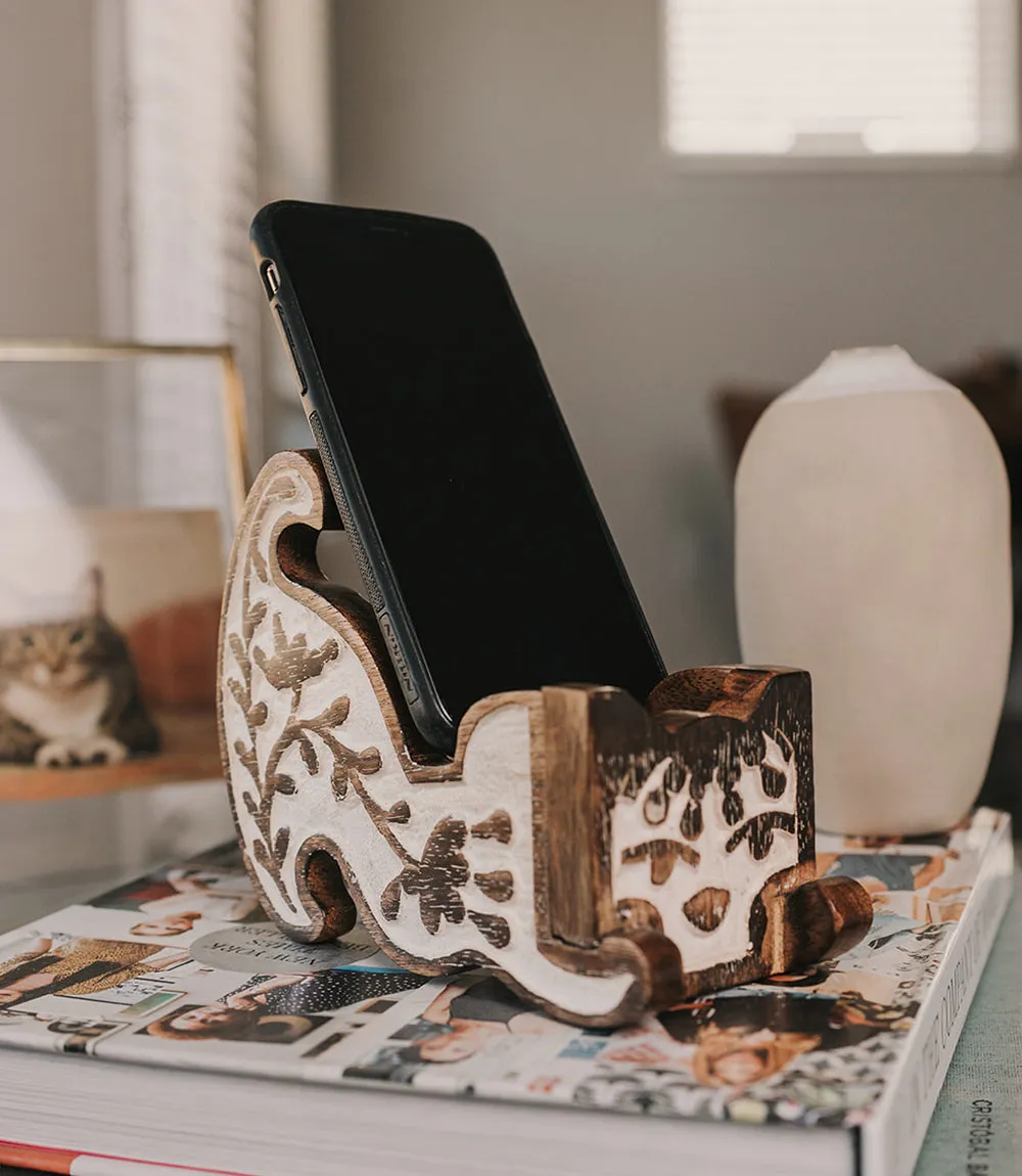 Antique Finish Smartphone Dock - Cat