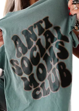 ANTISOCIAL MOMS CLUB SIDE SLIT TEE