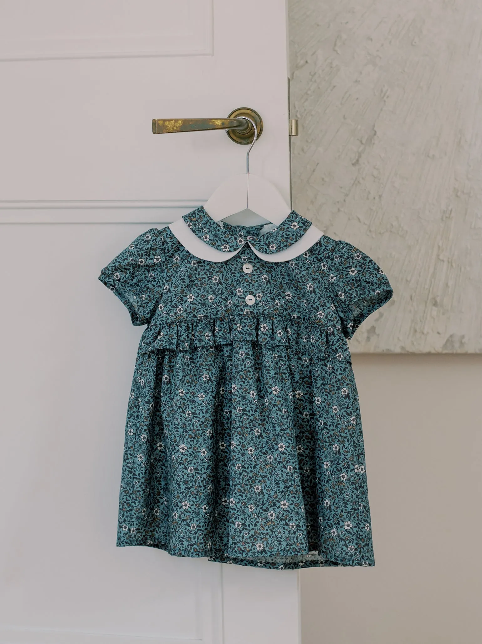 Blue Floral Ines Baby Girl Set