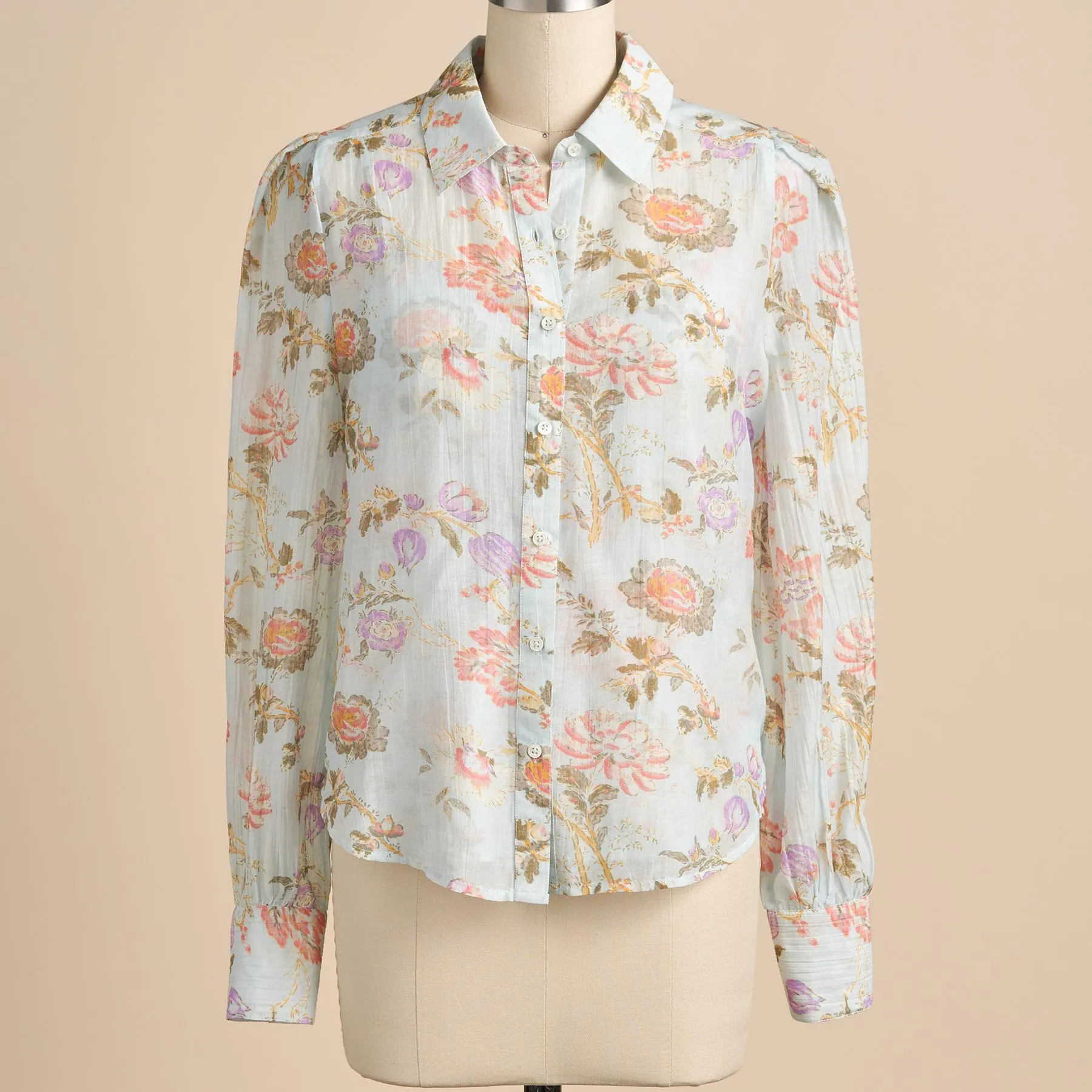 Cecile Floral Shirt, Petite