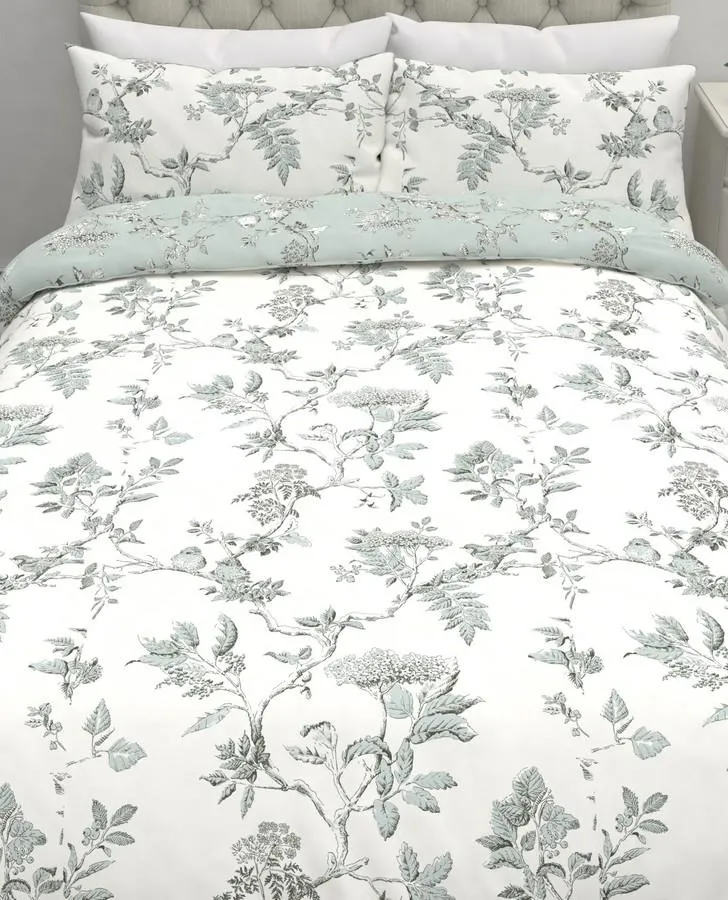 Elderwood Duck Egg Duvet Cover Bedset