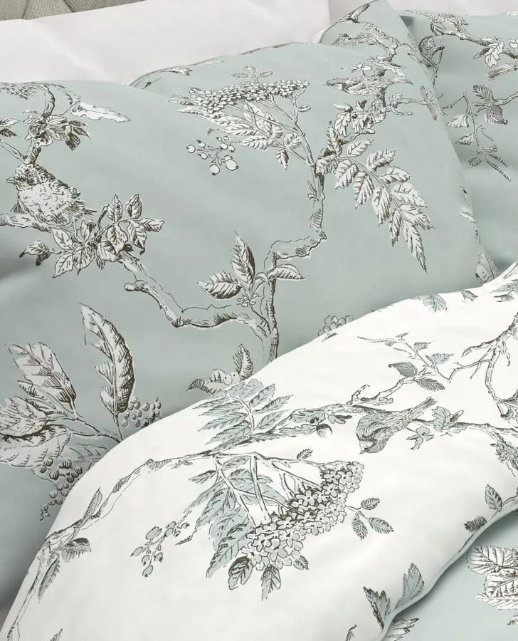 Elderwood Duck Egg Duvet Cover Bedset