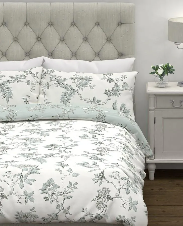 Elderwood Duck Egg Duvet Cover Bedset