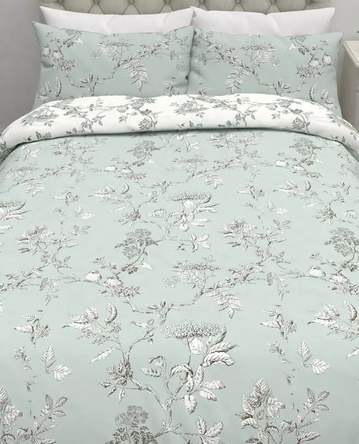 Elderwood Duck Egg Duvet Cover Bedset