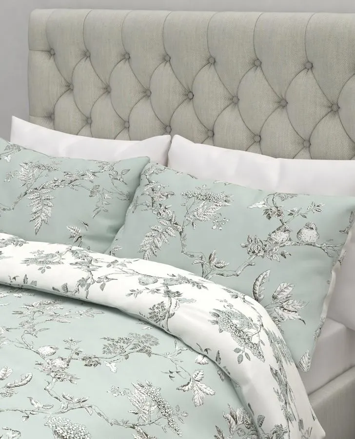 Elderwood Duck Egg Duvet Cover Bedset