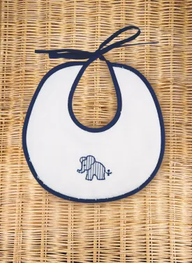 Elephant Terry Bib