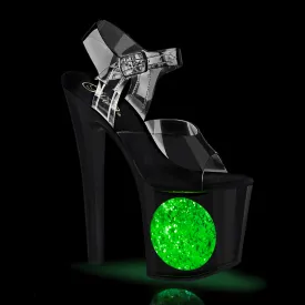 ENCHANT-708LT-CIRCLE LED Light Up Stripper Shoes