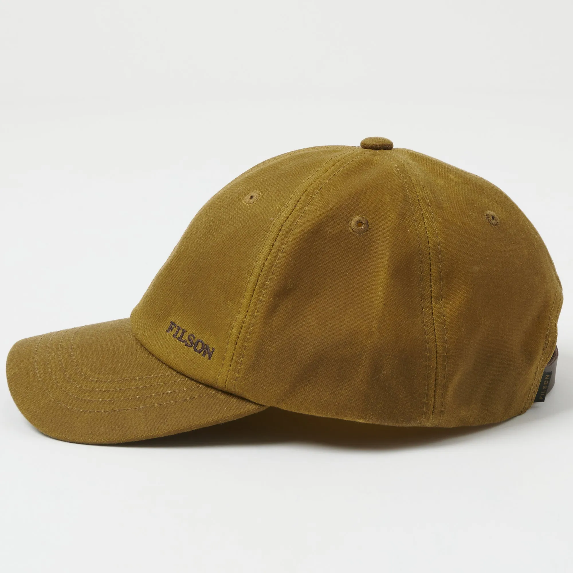 Filson Oil Tin Low-Profile Cap - Dark Tan