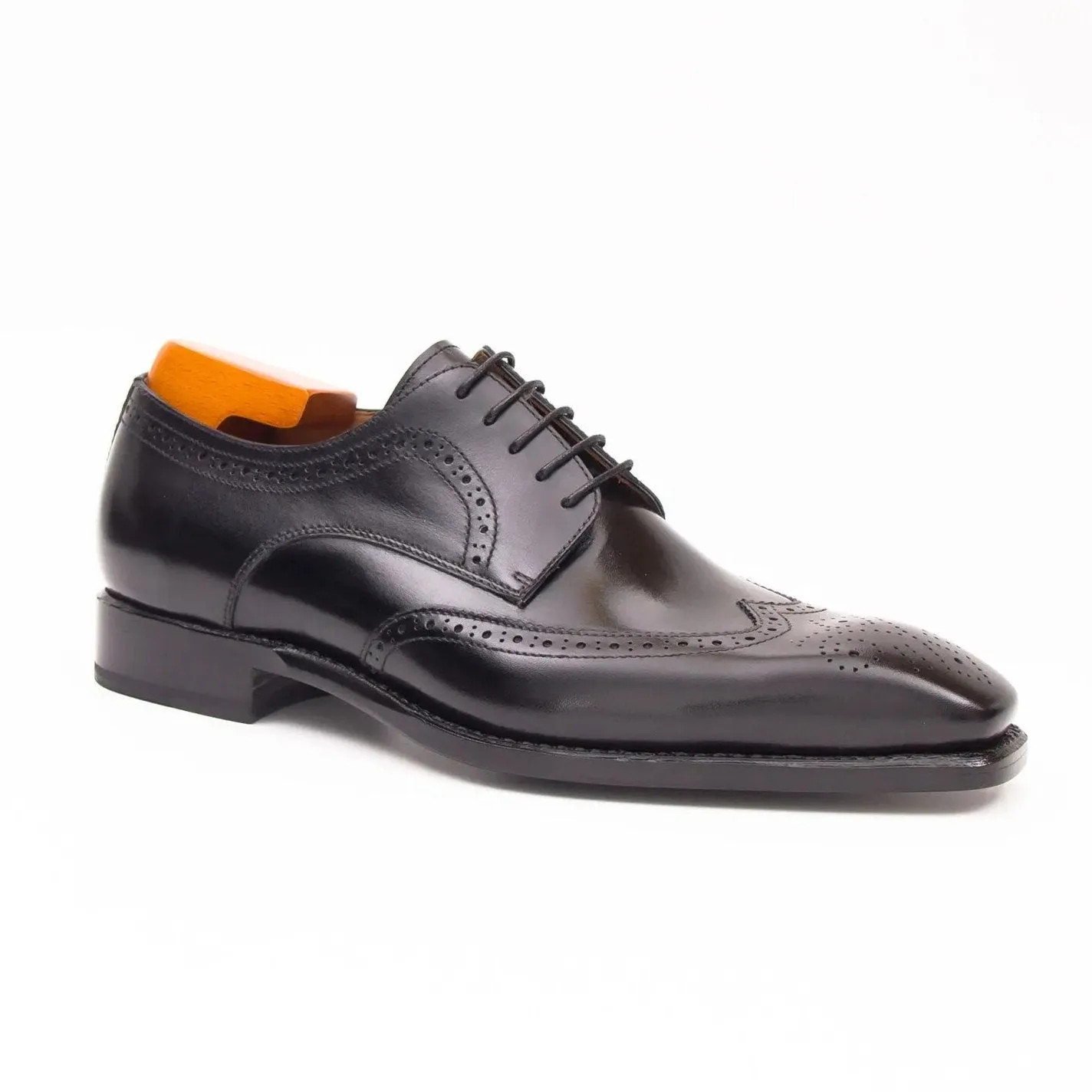 Goodyear welt derby shoes Brogue style