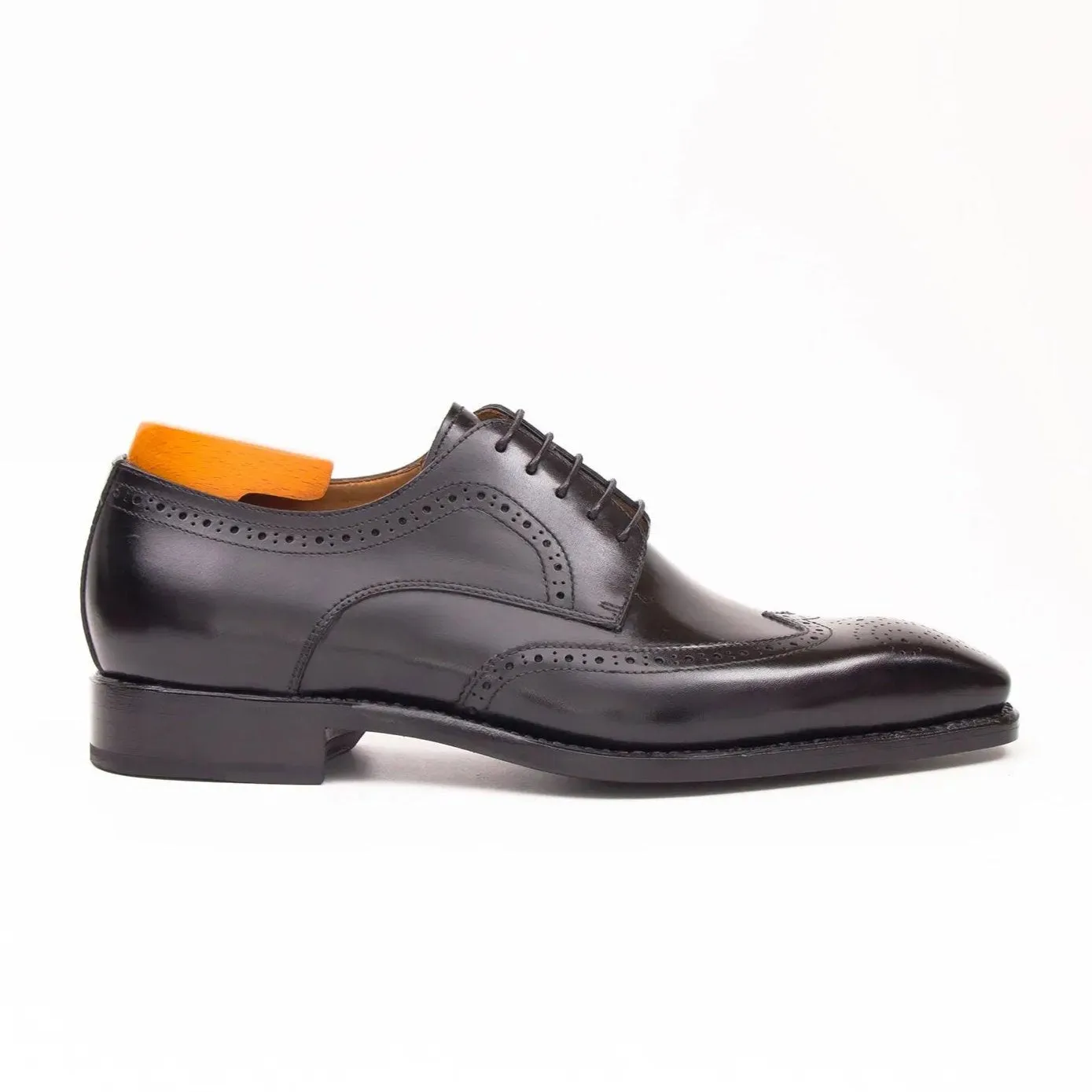 Goodyear welt derby shoes Brogue style