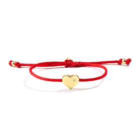 Heart String Adjustable Bracelet