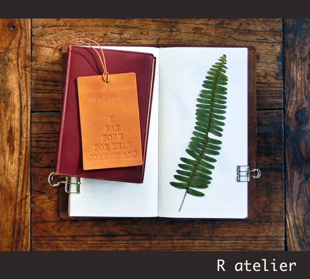 Leather Bookmark | Joan of Arc Quotes