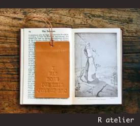 Leather Bookmark | Joan of Arc Quotes