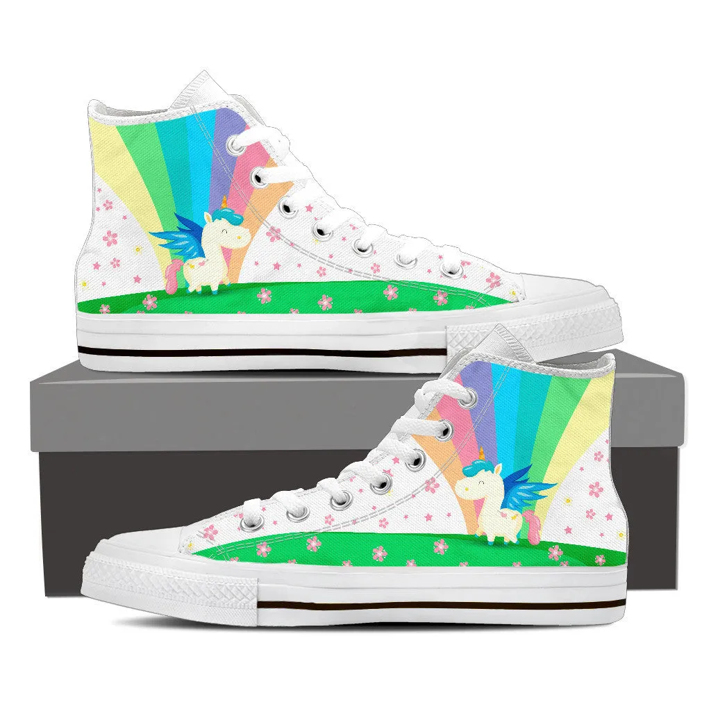 LITTLE UNICORN HIGH-TOP SHOES MENS - FREE SHIPPING WORLDWIDE