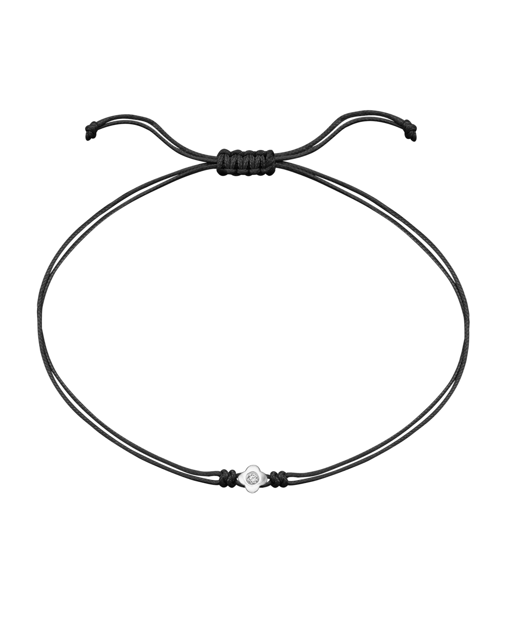 Lucky String Of Love - 14K White Gold