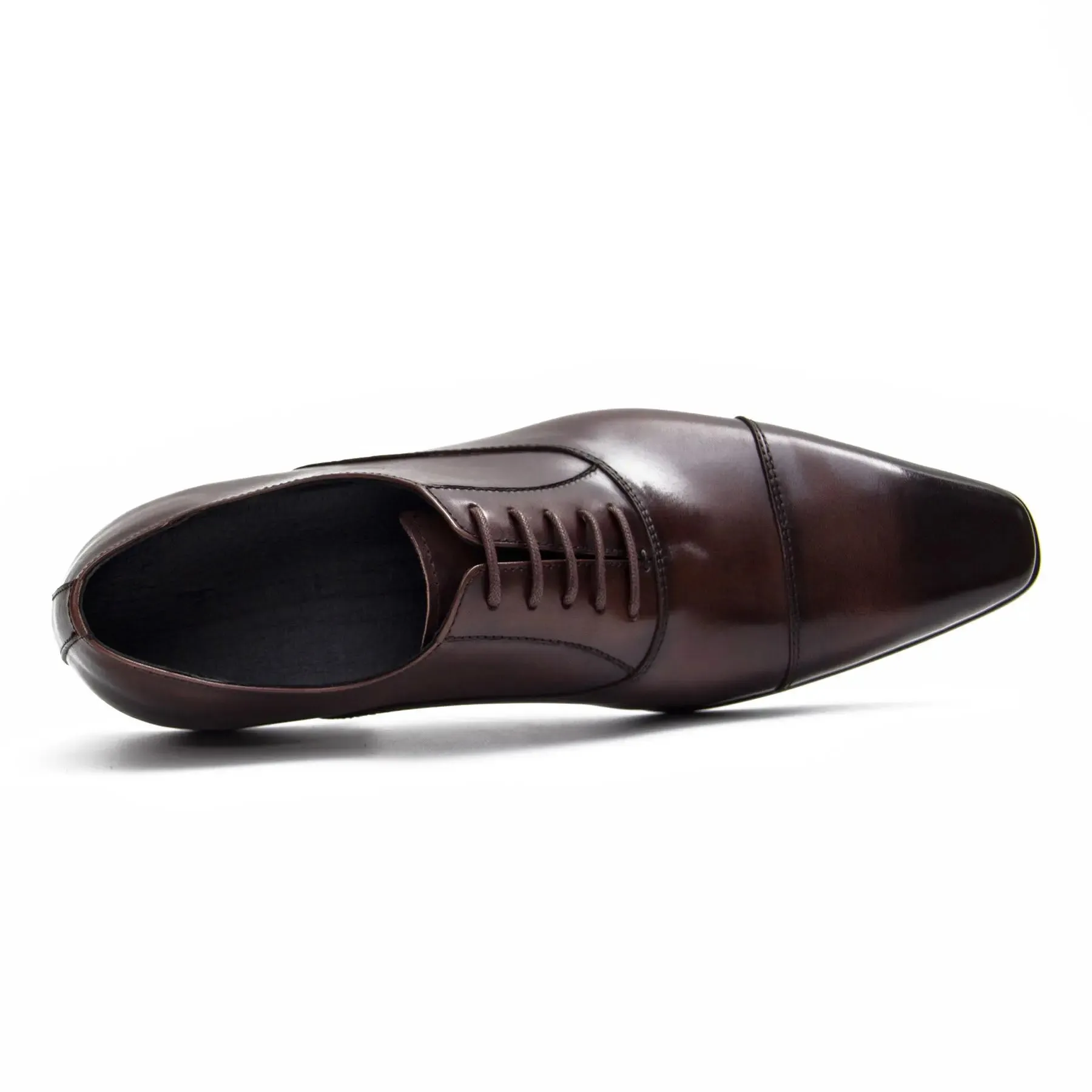 Men's Black Leather Oxford Shoes