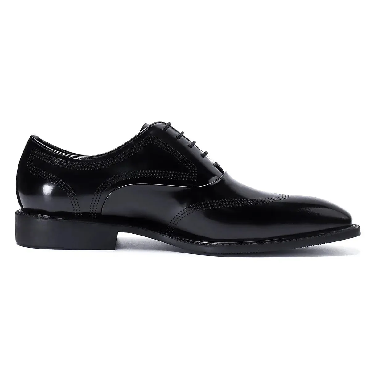 Men's black oxford dress shoes