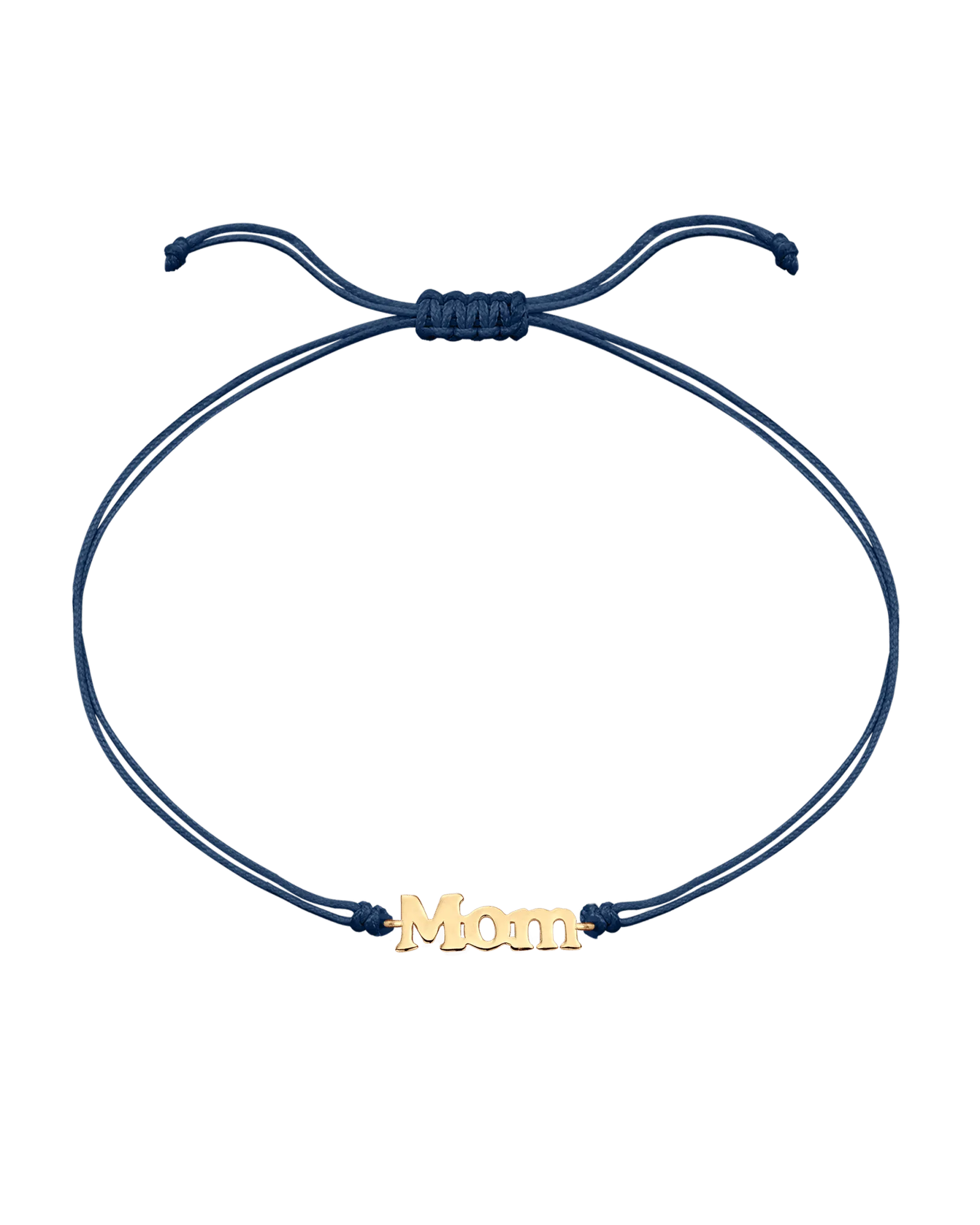 Mom String of Love - 14K Yellow Gold