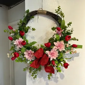 "Be Mine" Designer Valentine Wreath