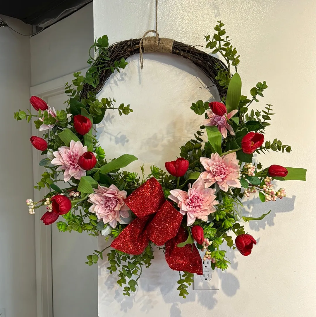 "Be Mine" Designer Valentine Wreath