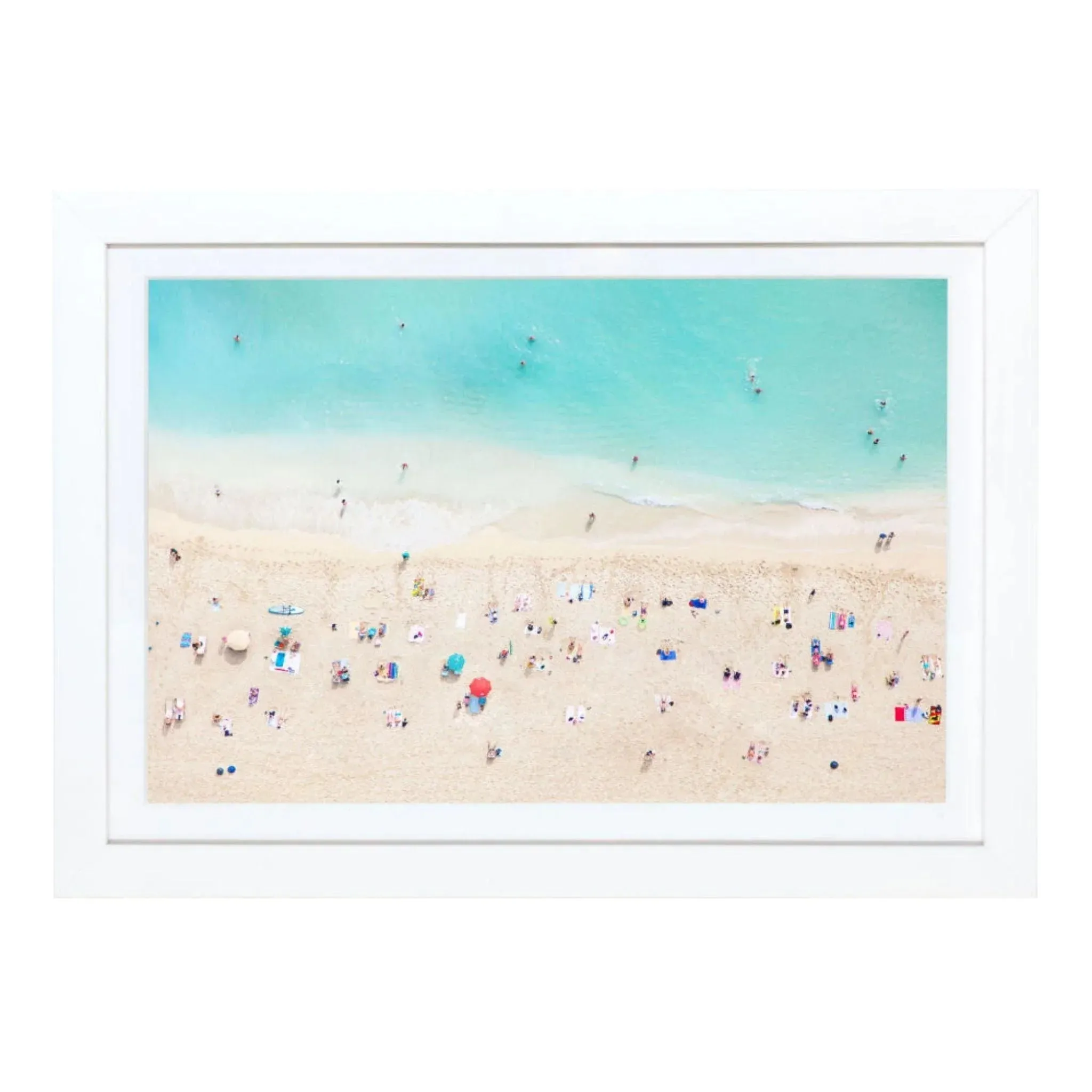 "Waikiki Beach" Mini Framed Print By Gray Malin