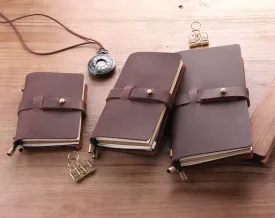 Refillable Genuine Leather Handmade Journal for Father's Day Gift