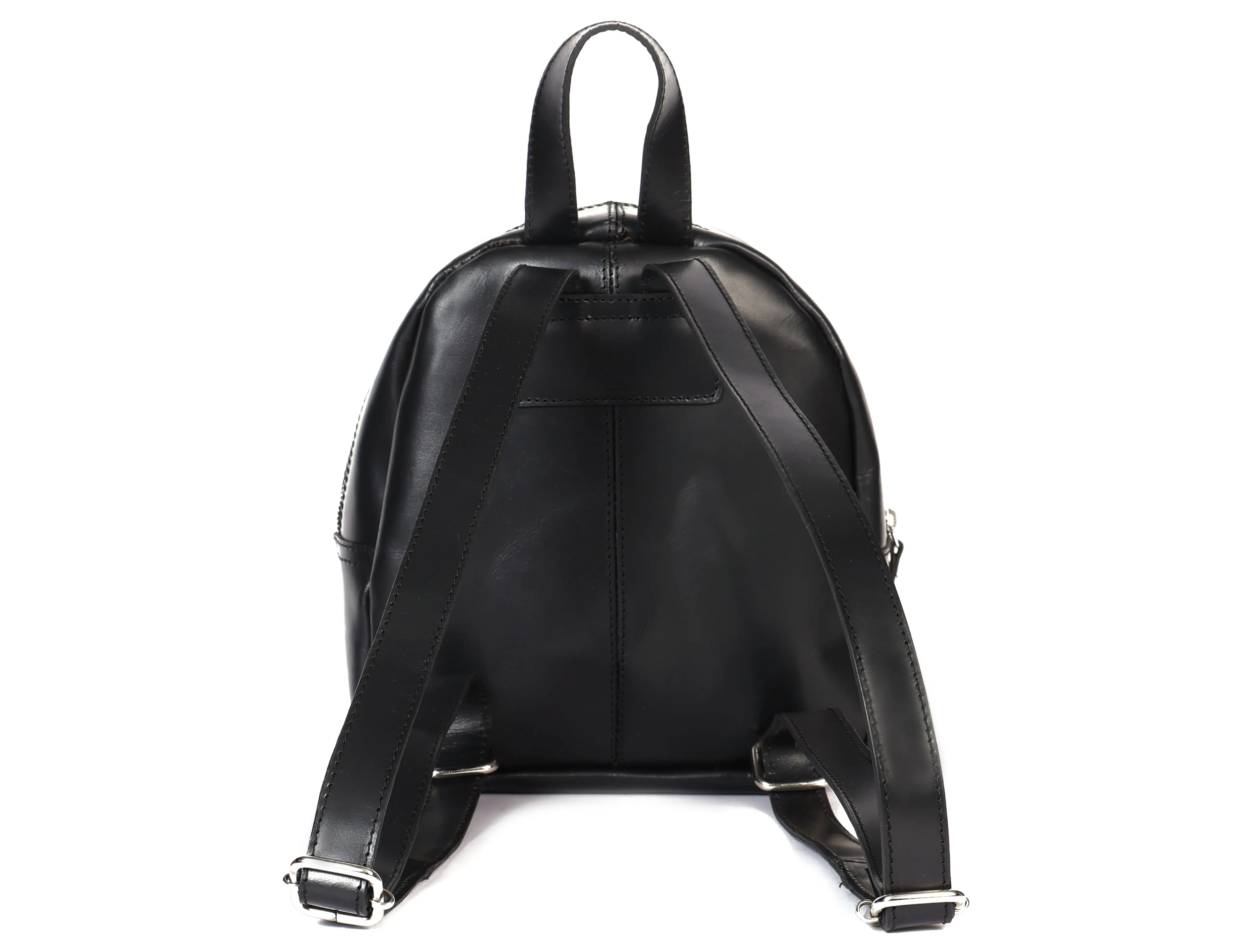 Stylish Small Leather Backpack: Durable & Chic Carryall, Art: BG-1575